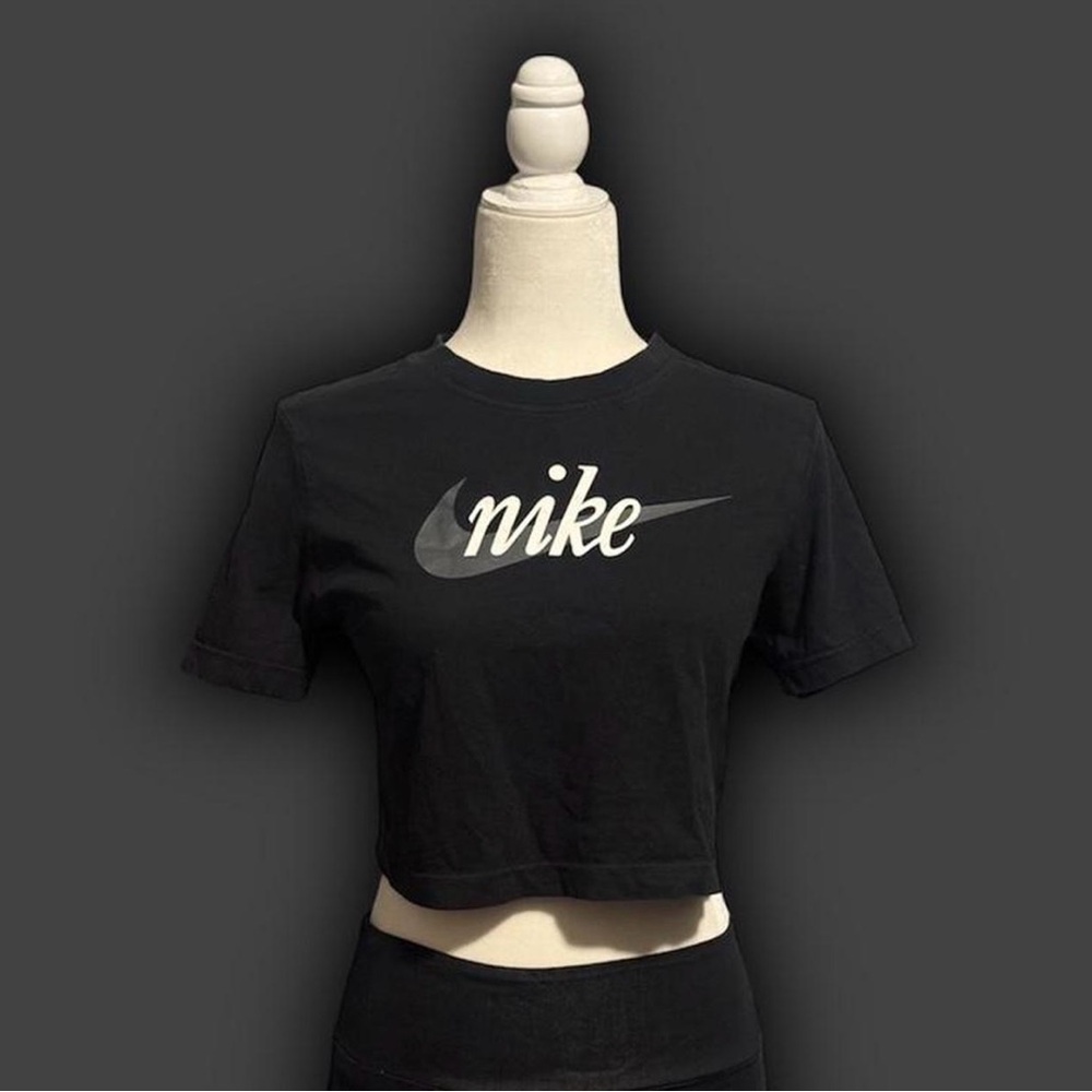 Nike Black Crop Top